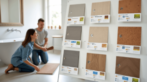Budget Friendly Bathroom Flooring that Lastas